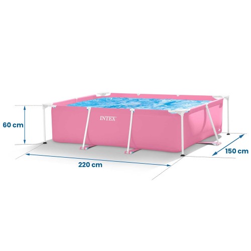 Каркасний садовий басейн 220 x 150 x 60 см 15 в 1 INTEX 28266 - фото 10