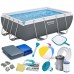 Каркасний садовий басейн 282 x 196 x 84 см 16 в 1 Bestway 56629N