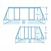 Каркасний садовий басейн 282 x 196 x 84 см 16 в 1 Bestway 56629N