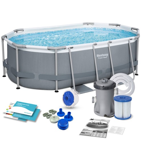 Каркасний садовий басейн 305 x 200 x 84 см 10 в 1 Bestway 5614A