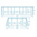 Каркасний садовий басейн 427 x 250 x 100 см 18 в 1 Bestway 56620 - фото 6