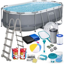 Каркасний садовий басейн 427 x 250 x 100 см 18 в 1 Bestway 56620