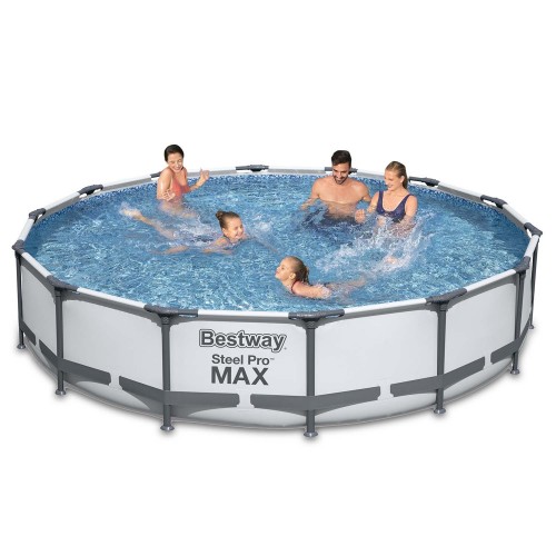 Каркасний садовий басейн 427 x 84 см 10 в 1 Bestway 56595 - фото 4