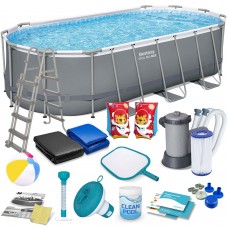 Каркасний садовий басейн 549 x 274 x 122 см 17 в 1 Bestway 56710