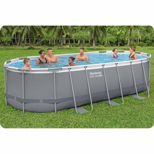 Каркасний садовий басейн 549 x 274 x 122 см 17 в 1 Bestway 56710 - фото 6