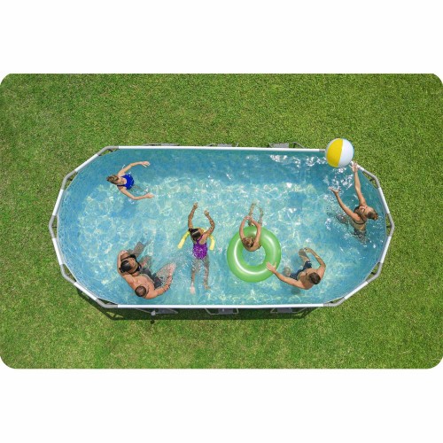Каркасний садовий басейн 549 x 274 x 122 см 17 в 1 Bestway 56710 - фото 8