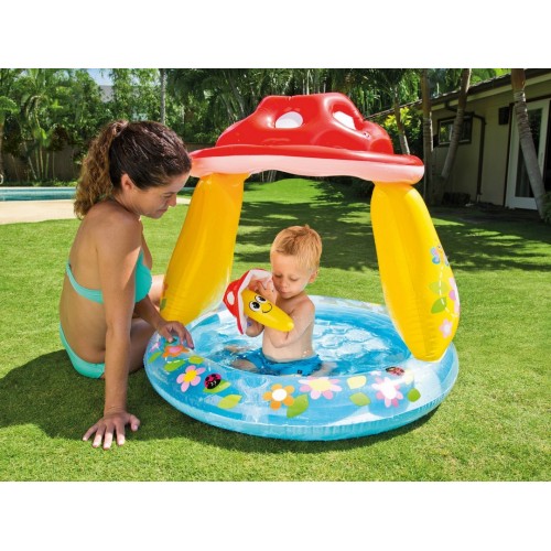 Дитячий басейн Мухомор 102 x 89 см INTEX 57114 фото 1