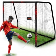 Футбольні ворота 300 x 200 x 120 см NS-473 чорно-червоні