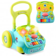 Розвиваючі ходунки з музикою 2в1 RK-744 Ricokids бірюзового кольору