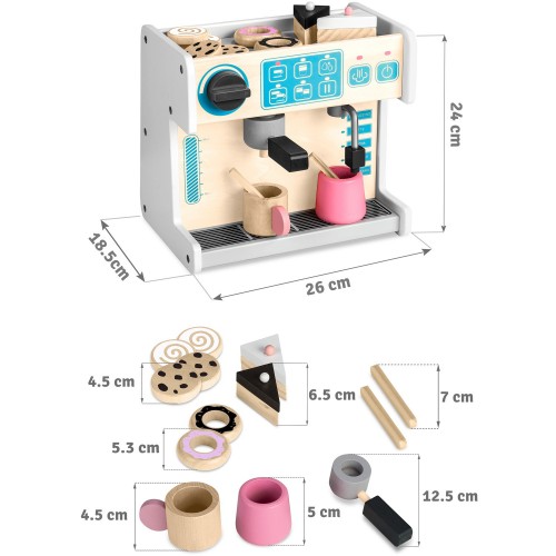 Кавоварка Ricokids 785101 з кондитерською машиною білого кольору фото 6