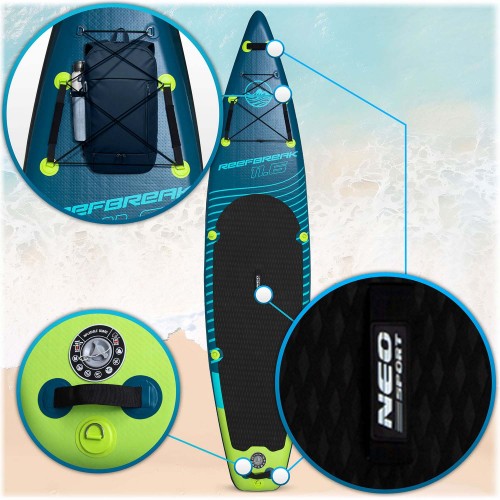 SUP-дошка Reefbreak 350 x 81 x 15 см Neo-Sport 170300 - фото 5