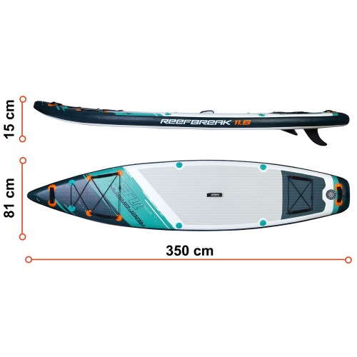 SUP-дошка Reefbreak 350 x 81 x 15 см Neo-Sport 170302 - фото 4