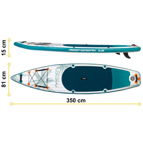 SUP-дошка Reefbreak 350 x 81 x 15 см Neo-Sport 170305 - фото 4
