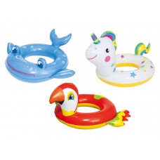 Надувне коло для плавання для дітей Happy Animals Bestway 36128