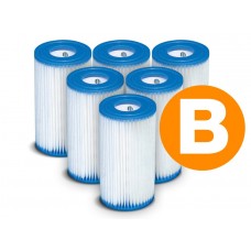 Комплект фільтрів для насоса типу B, 6 предметів, INTEX 29005 x6