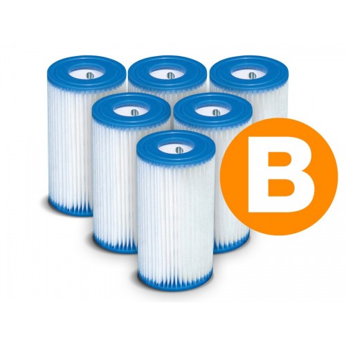 Комплект фільтрів для насоса типу B, 6 предметів, INTEX 29005 x6