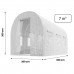 Фольга для садового тунелю 2x3,5 м (7 м2) біла Plonos
