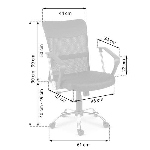 Офісний стілець Sofotel Vensi Micro Mesh - фото 5