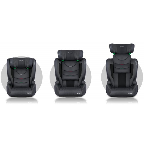 Автокрісло Nukido Louis Soft сірого кольору 15-36 кг ISOFIX фото 6