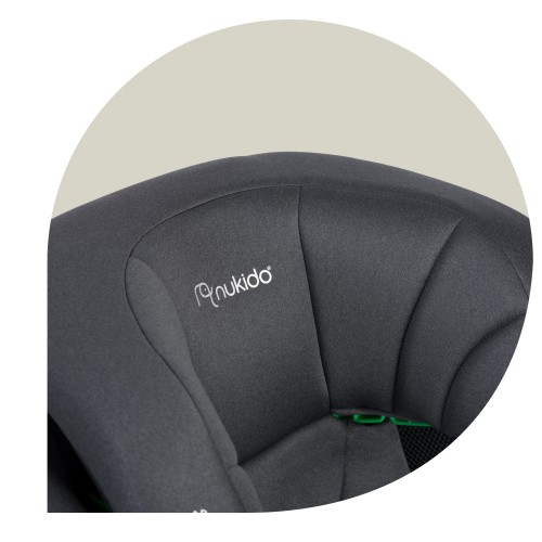 Автокрісло Nukido Louis Soft сірого кольору 15-36 кг ISOFIX фото 9