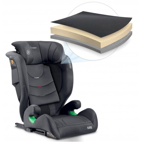 Автокрісло Nukido Louis Soft сірого кольору 15-36 кг ISOFIX фото 10