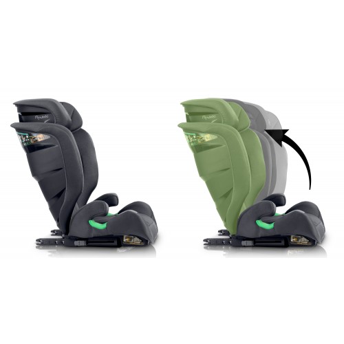 Автокрісло Nukido Louis Soft сірого кольору 15-36 кг ISOFIX фото 12
