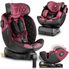 Автокрісло Nukido Prestige Line чорне/рожеве 0-36 кг ISOFIX