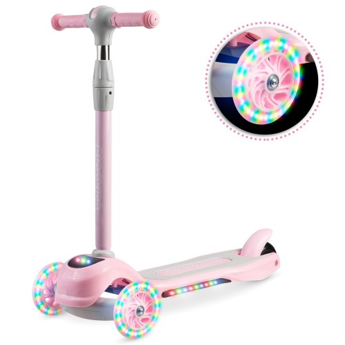 Самокат Ricokids Piko на 3 колеса - рожевий