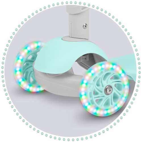 Самокат Ricokids Buggy 3-колісний - М'ятний - фото 10