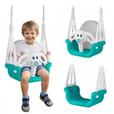Гойдалка-відро Ricokids 3 в 1 «Слон» бірюзового кольору