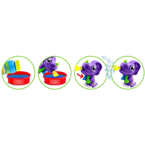 Машина для мильних бульбашок Ricokids RK-905 Triceratops фото 5