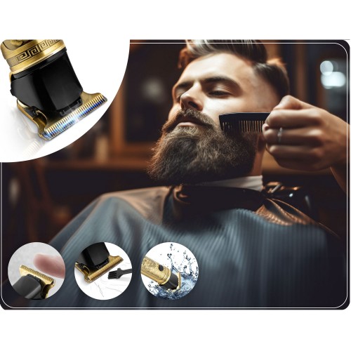 Машинка для стрижки волосся Berdsen BD-261 Gold Lion - фото 8