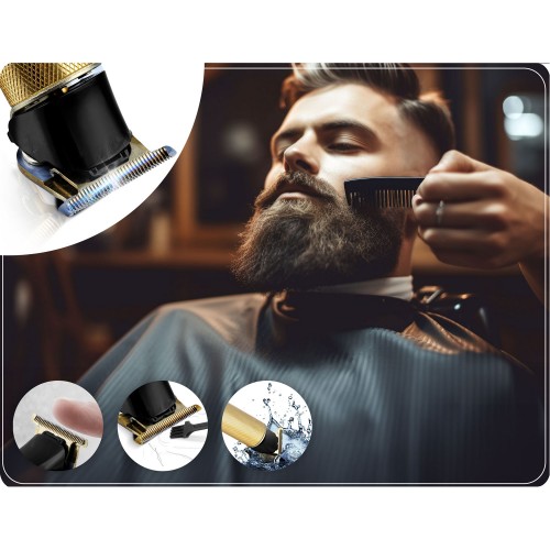 Машинка для стрижки волосся Berdsen BD-260 Gold - фото 8
