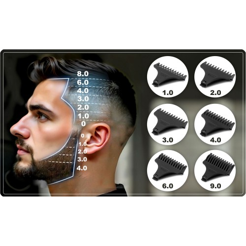 Машинка для стрижки волосся Berdsen BD-261 Gold Barber - фото 15