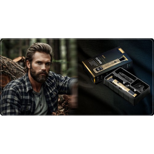 Машинка для стрижки волосся Berdsen BD-261 Gold Barber - фото 10