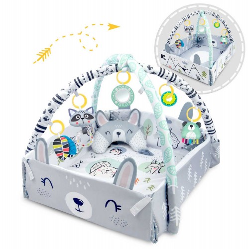 Інтерактивний навчальний килимок 110 x 100 см Кролик Ricokids - фото 2