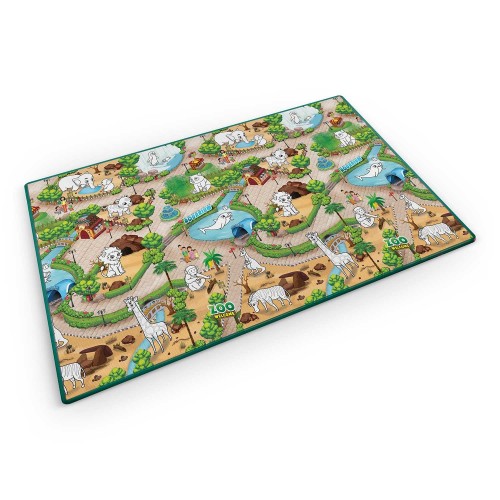 Килимок з пінопласту для розфарбовування, згорнутий 200 x 120 x 0,3 см Ricokids RK-343 фото 1