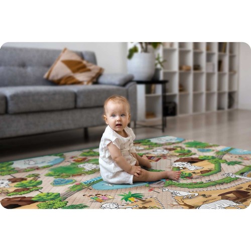 Килимок з пінопласту для розфарбовування, згорнутий 200 x 120 x 0,3 см Ricokids RK-343 фото 6