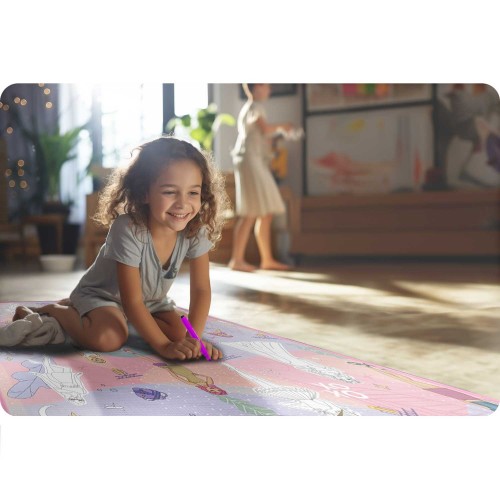 Килимок з пінопласту для розфарбовування, згорнутий, 120 x 90 x 0,3 см Ricokids RK-344 фото 6
