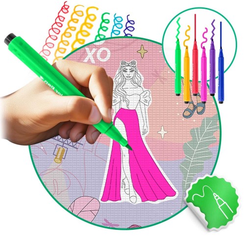 Килимок з пінопласту для розфарбовування, згорнутий, 120 x 90 x 0,3 см Ricokids RK-344 фото 7