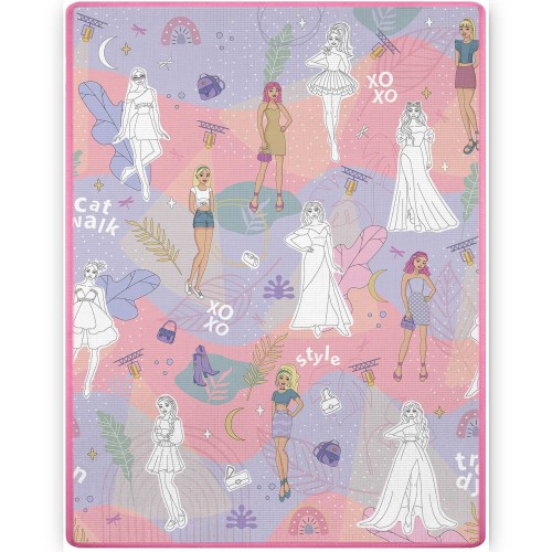 Килимок з пінопласту для розфарбовування, згорнутий, 120 x 90 x 0,3 см Ricokids RK-344 фото 1