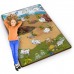 Килимок з пінопласту для розфарбовування, згорнутий, 120 x 90 x 0,3 см Ricokids RK-344