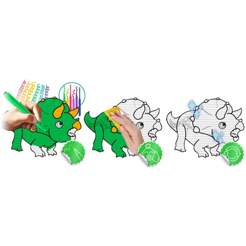 Килимок з пінопласту для розфарбовування, згорнутий, 120 x 90 x 0,3 см Ricokids RK-344 фото 6