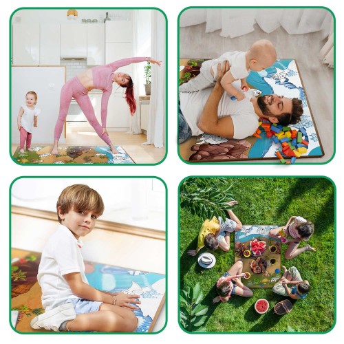 Килимок з пінопласту для розфарбовування, згорнутий, 120 x 90 x 0,3 см Ricokids RK-344 фото 11