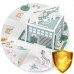 Килимок-пазл з пінопласту 120x120 см + фігурки з пінопласту Nukido Town