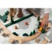Килимок-пазл з пінопласту 151x151 см 16 предметів Ricokids сіро-м'ятний