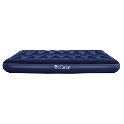 Надувний матрац 203x183x22 см з поршневим насосом Bestway 67004 - фото 2
