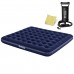 Надувний матрац 203x183x22 см з поршневим насосом Bestway 67004