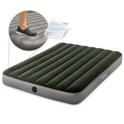 Надувний матрац 191x137x25 см з вбудованим ножним насосом INTEX 64762