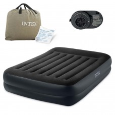 Надувний матрац 203x152x42 см з вбудованим електричним насосом INTEX 64124